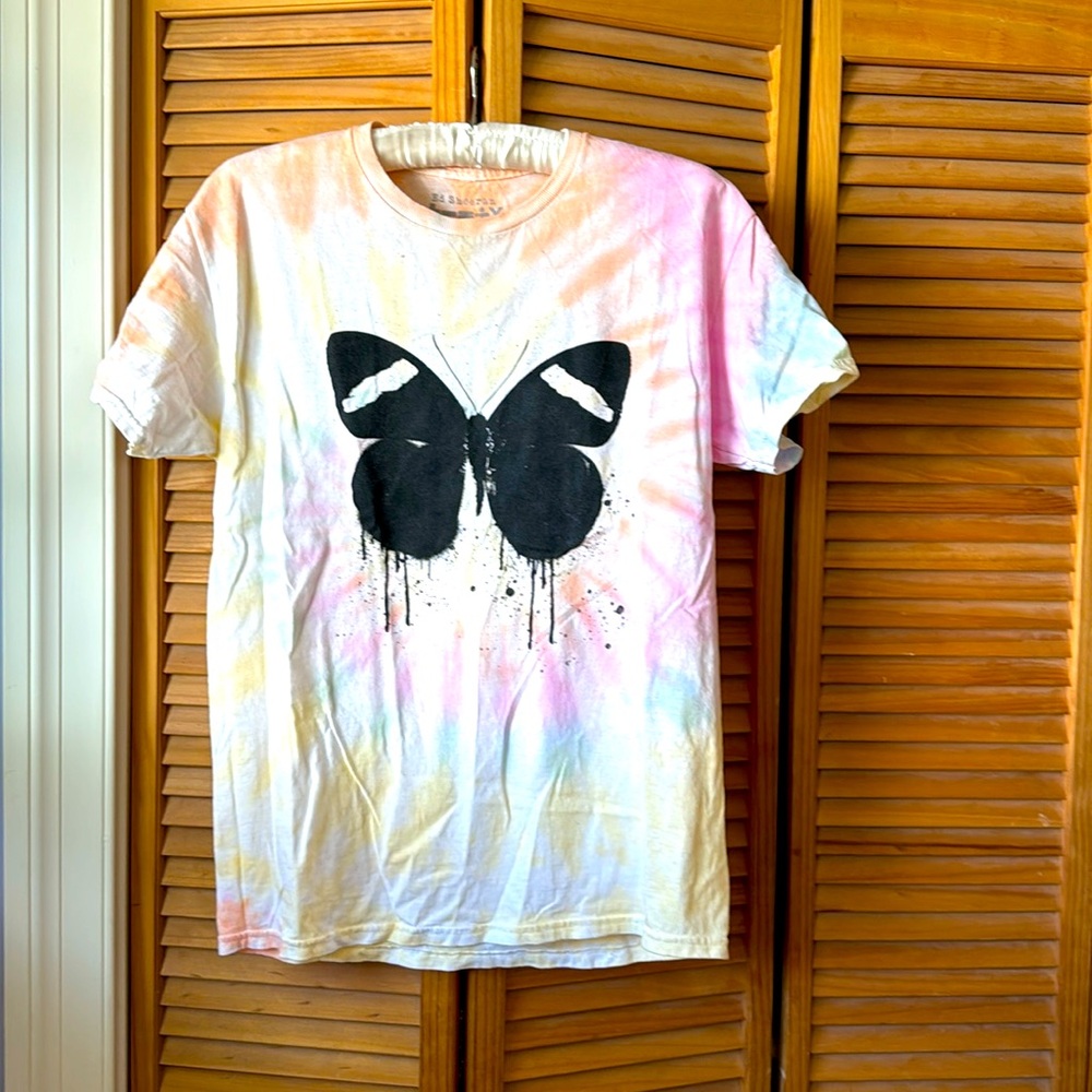 **ED SHEERAN 2024** authentic concert s/s tee shirt, tie-dyed, unisex M, 100%cot